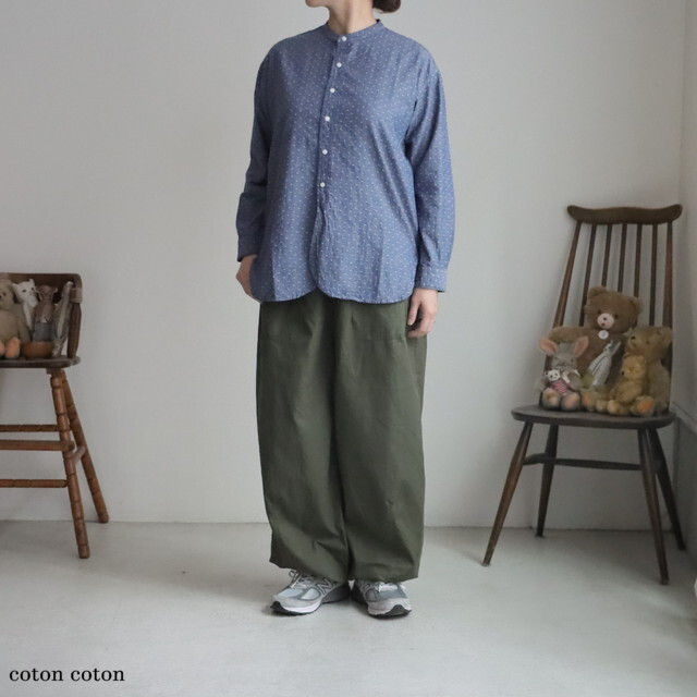 INAM2621CB ARMEN  DOBIE CHAMBRAY WASH UTILITY SHIRT