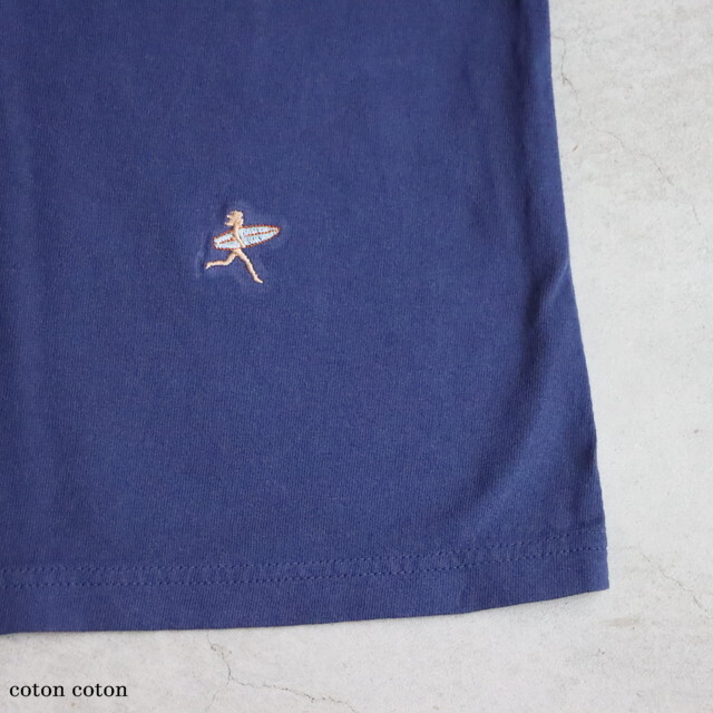 52C107 快晴堂 海上がりGIRL'S Tシャツ WIDE FIT OCEAN