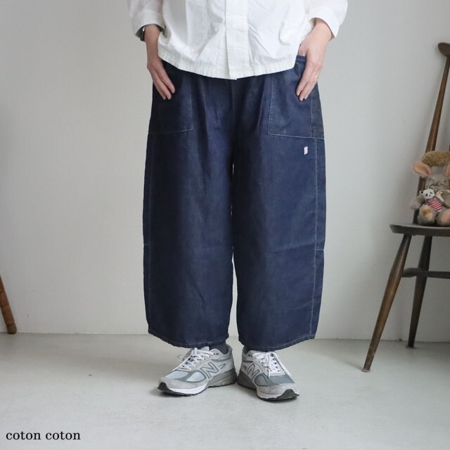 61P15　快晴堂  Girl'sライトオンスデニム斜めポケット　Newコロンパンツ