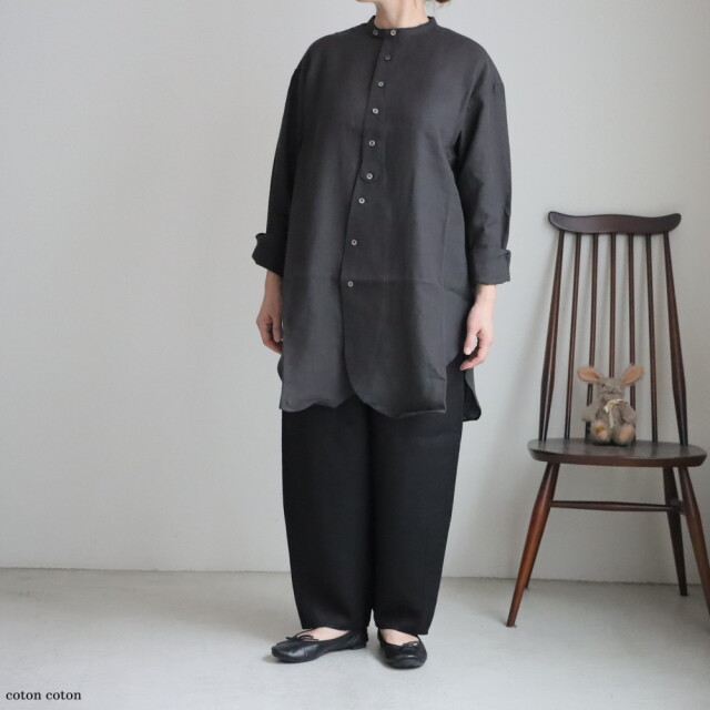 13134084 vlas blomme KL Heritage 60 チュニックシャツ