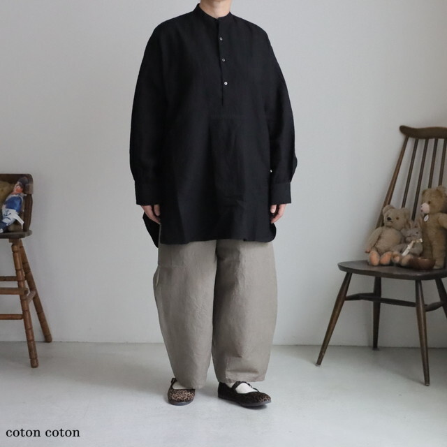 VC2756 Veritecoeur ウールリネンヨークシャツ　２色