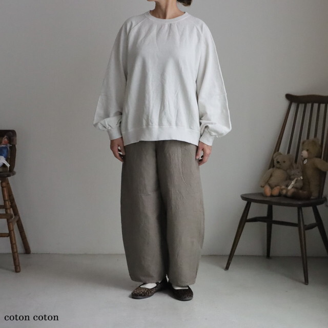 VCC525　 Veritecoeur Pigment dye スウェットL/S  　3色