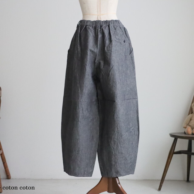 13536105 vlas blomme L/C Buff ダーツパンツ