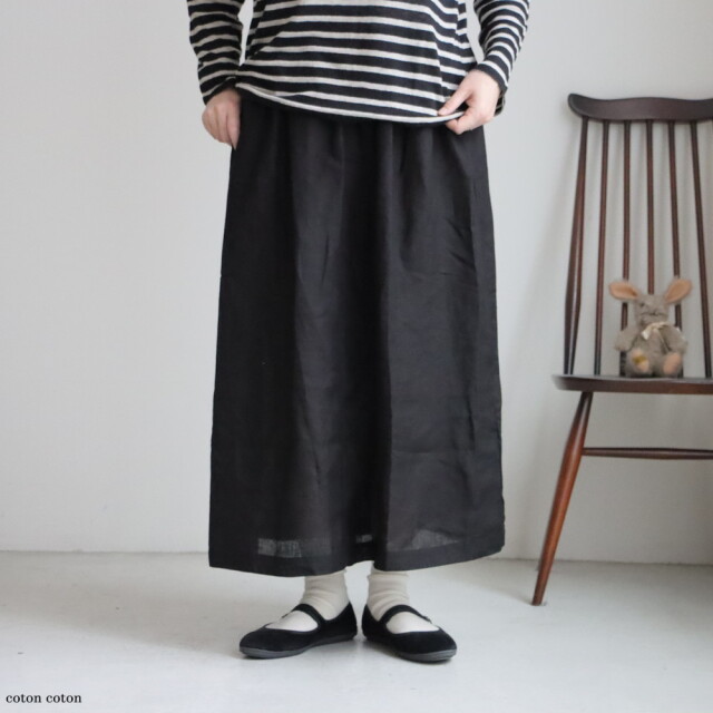 LWS49 fog linen work スカート 2色