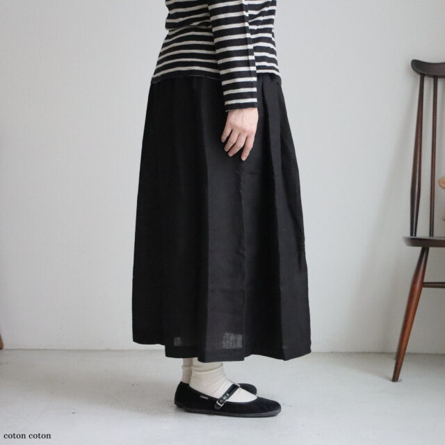LWS49 fog linen work スカート 2色
