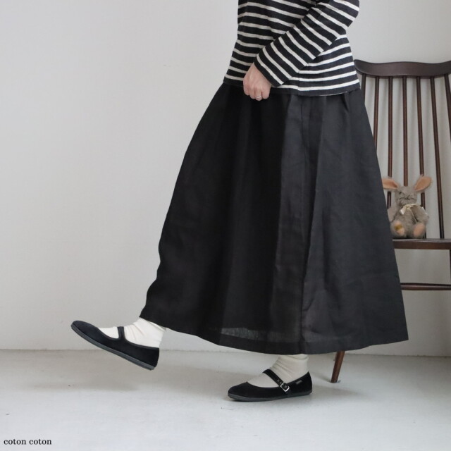 LWS49 fog linen work スカート 2色