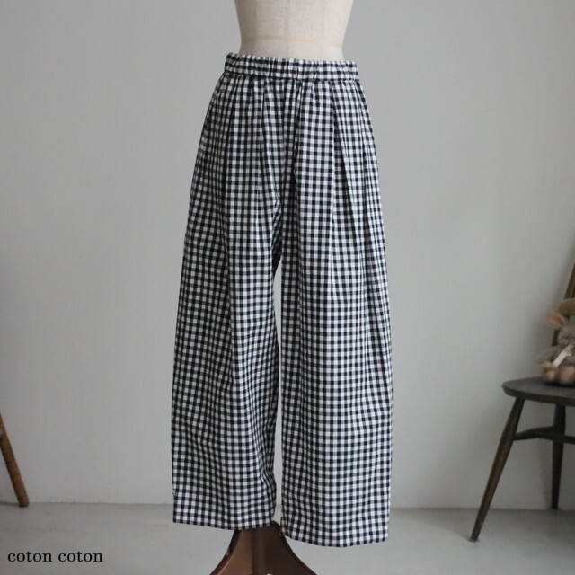 UT507SS53 Utilite チェックバルーンパンツ