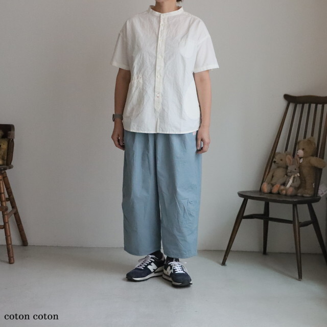 53P11　快晴堂   Girl's ヴィンテージ馬布ふわふわタックパンツ　5色