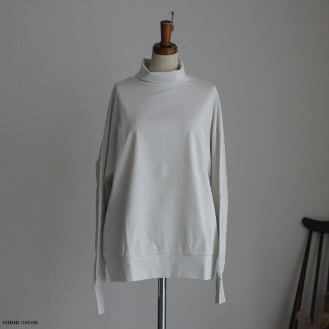 TP12 MAGALI 　 ハイゲージコットンタートルカットソー　