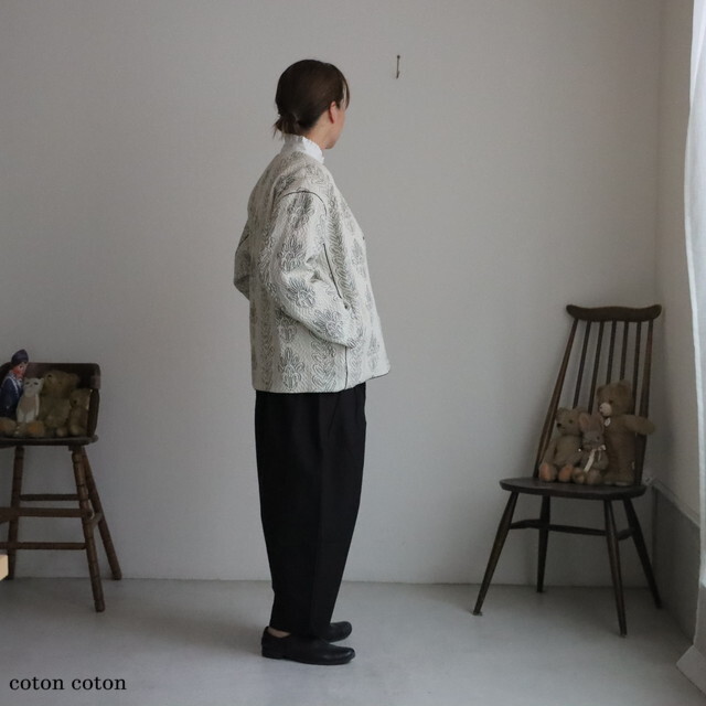6301JK002252 qiri boutis jacquard ジャケット