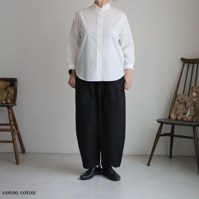 UT502AW43  Utilite フリルブラウス