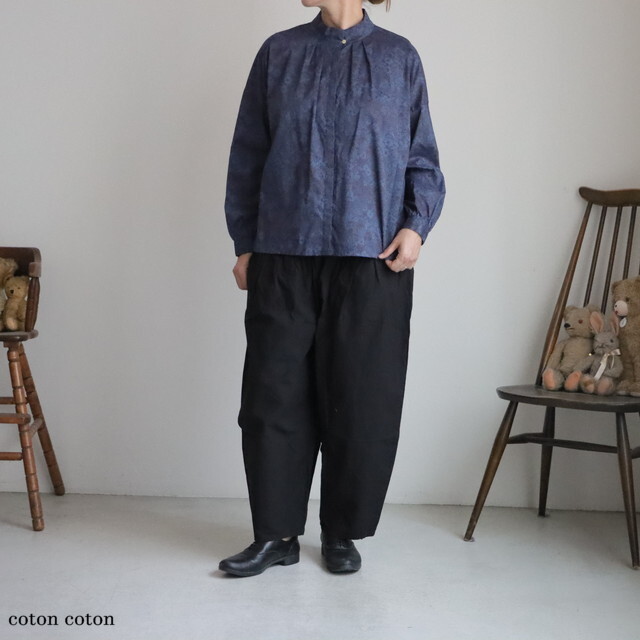 UT504AW42  Utilite LIBERTY スタンドカラーシャツ　２柄　