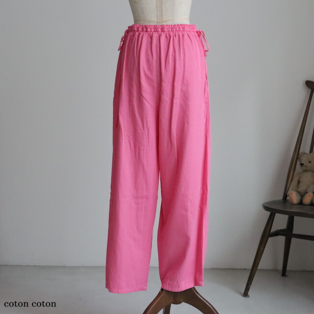 1701PT005252 yuni レーヨン/キュプラ twill product dye drawstrings