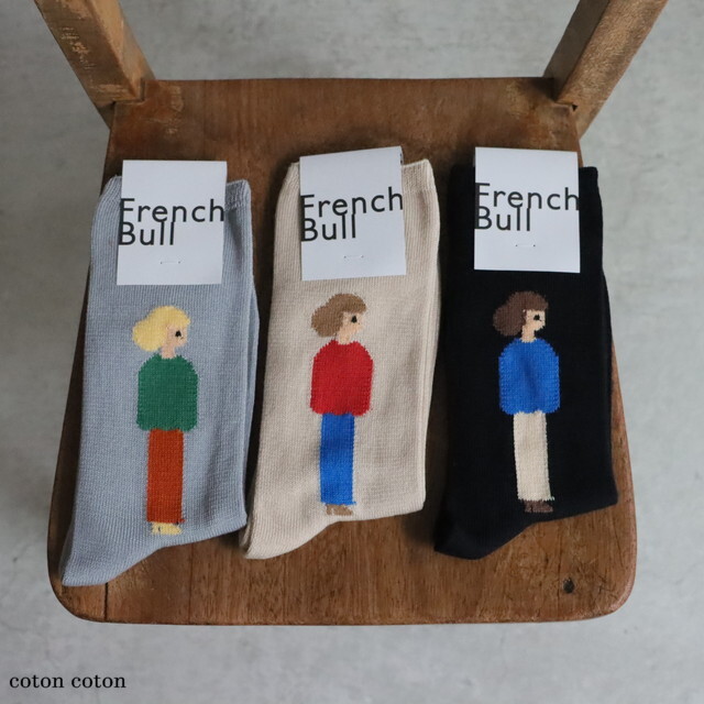 11-25103  French bull  カップルソックスP  3色
