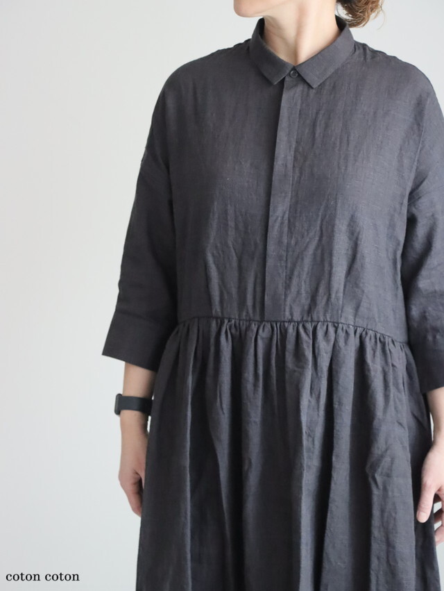 VC270　veritecoeur 　グレンチェックワンピース　2色