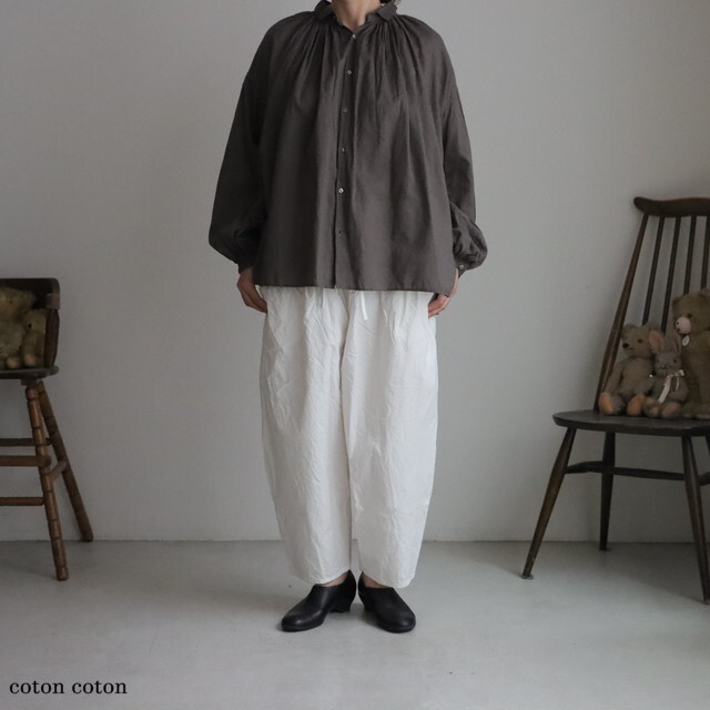 G759　Gauze# 　コットンクリムトパンツ　２色