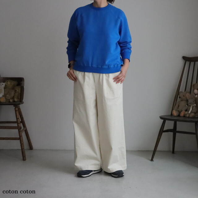 GNMDS2502CP  maison de soil  11WALE CORDUROY EASY WIDE PANTS