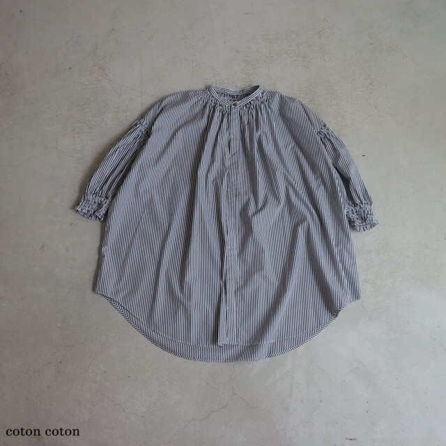UT241BL046 UNIVERSAL TISSU  トリプルシャーリングブラウス