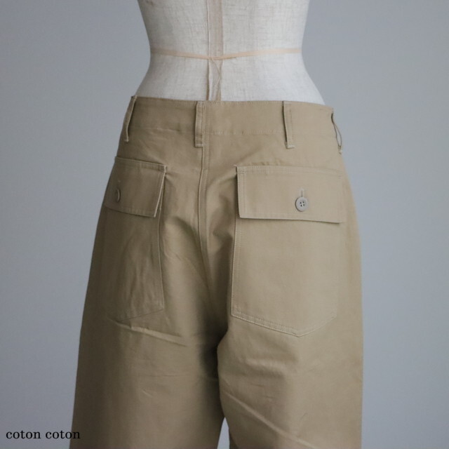 パンツ HTS COTTON/LINEN KERSEY BAKER PANTS HTS(Harrow Town Stores) COTTON/LINEN KERSEY BAKER PANTS