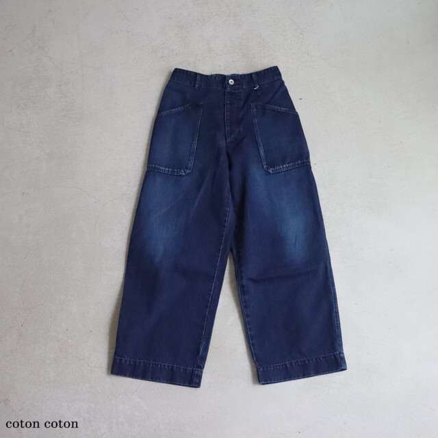 VC2693 Veritecoeur デニムユーティリティパンツ　サイズ１　２色/Dark Indigo