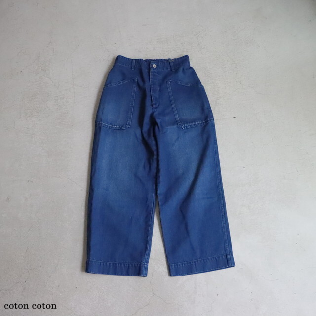 VC2693 Veritecoeur デニムユーティリティパンツ　サイズ１　２色/Blue Indigo