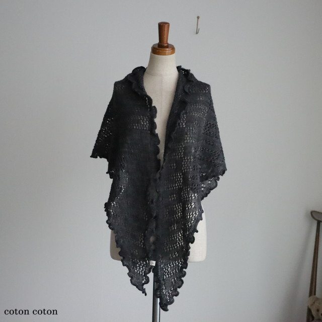 BNSL2551　soil  TRIANGLE SCARF 3色