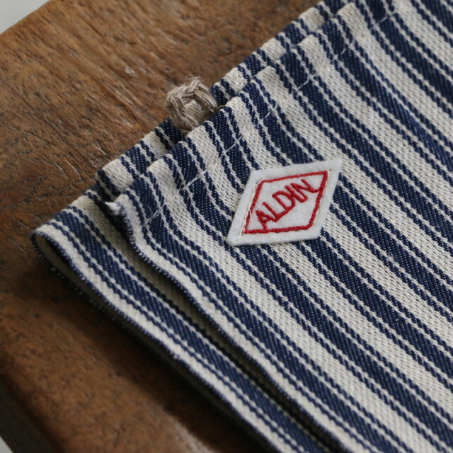2-061  ALDIN トルション 紺ストライプ　