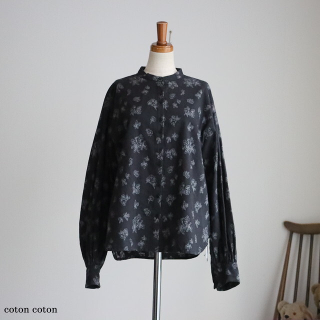 6301BL010252 qiri　 lucie ボリュームスリーブブラウス　２色