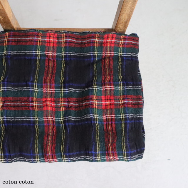 LTD125 Veritecoeur Checked ガーゼストール