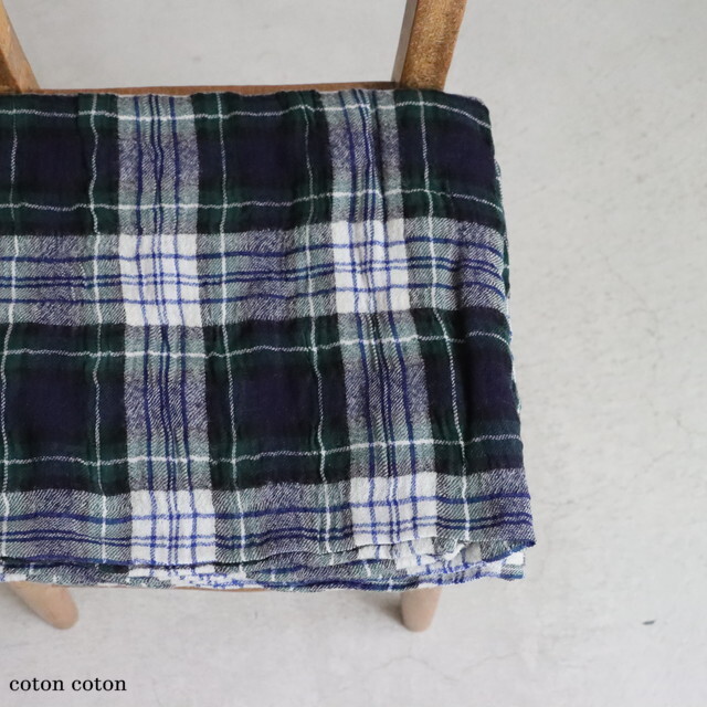 LTD125 Veritecoeur Checked ガーゼストール