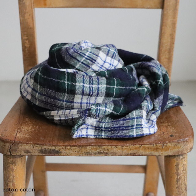 LTD125 Veritecoeur Checked ガーゼストール