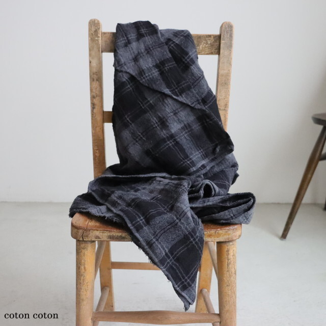 LTD125 Veritecoeur Checked ガーゼストール