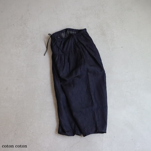 GAUZE#　ライトデニム　クリムトパンツ Gauze#] ガーゼ KLIMT PANTS クリムトパンツ ライトデニム