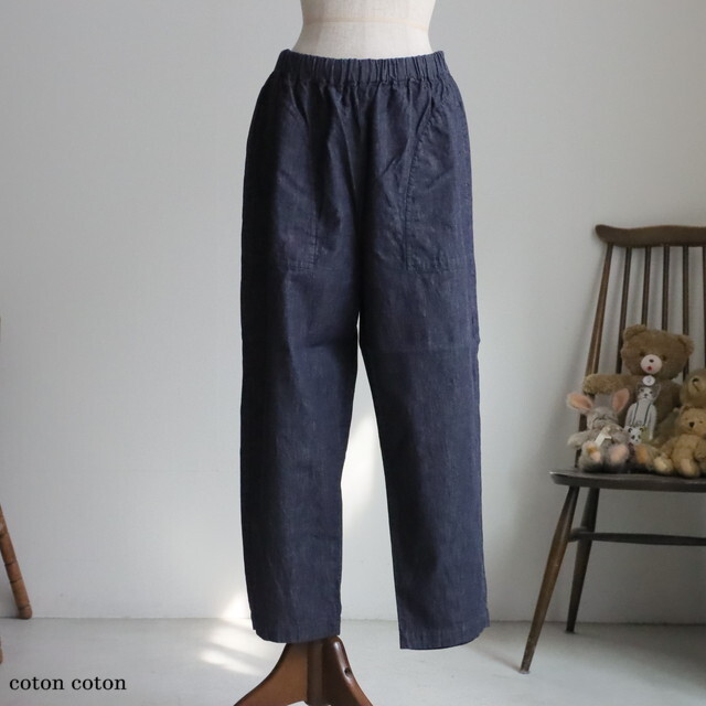 P72605　prit   6oz反応染めデニム スロウパンツ