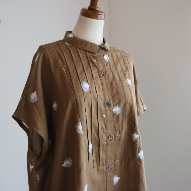 05CM068063　marble SUD Betta pintuck Tunic