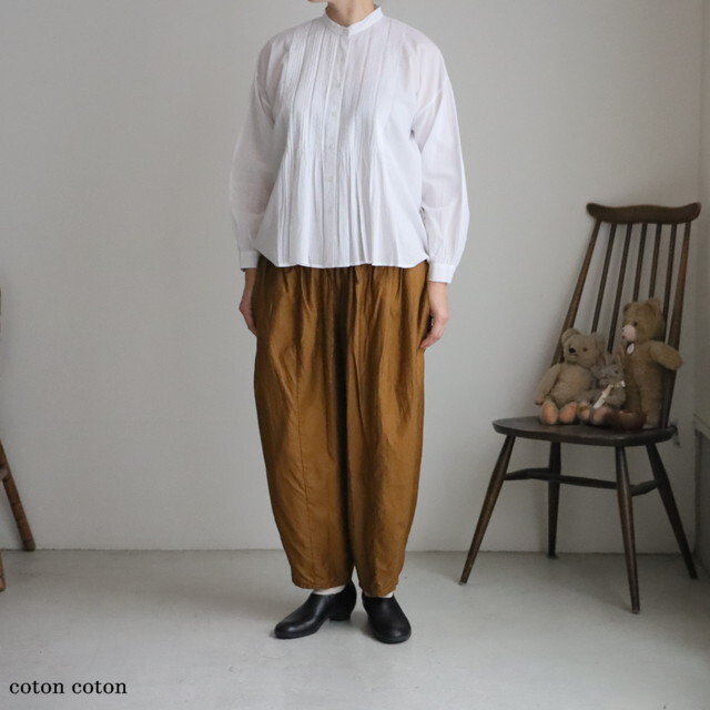 G1072　Gauze# 　Jouet パンツ　CAMEL