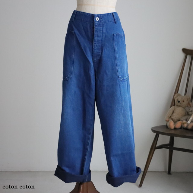 Veritecoeur デニムユーティリティーパンツ 楽天市場】この商品対象→【11％OFFクーポン】&P最大47倍!!お買い物