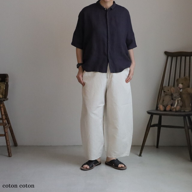 13524065　vlas blomme　  ワイドダーツパンツ　2色