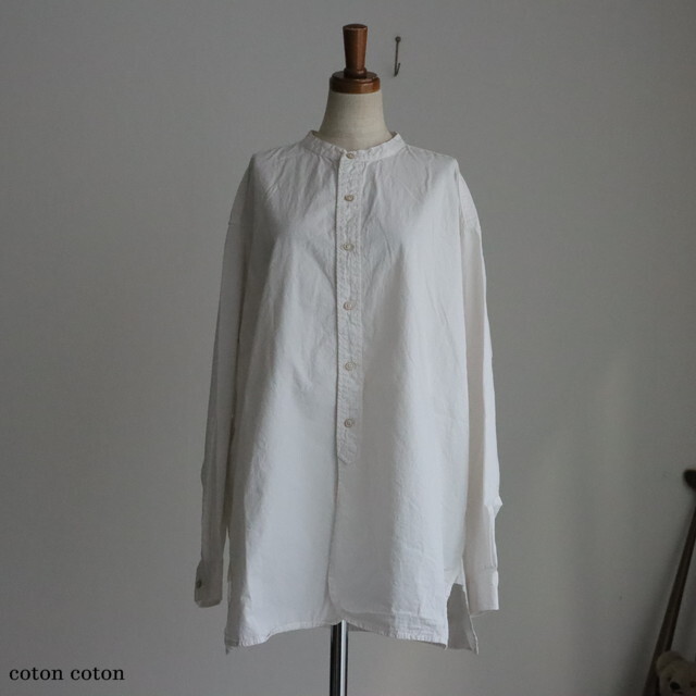 INAM2551PD ARMEN 40s POPLIN OVER DYE UTILITY SHIRTS 　