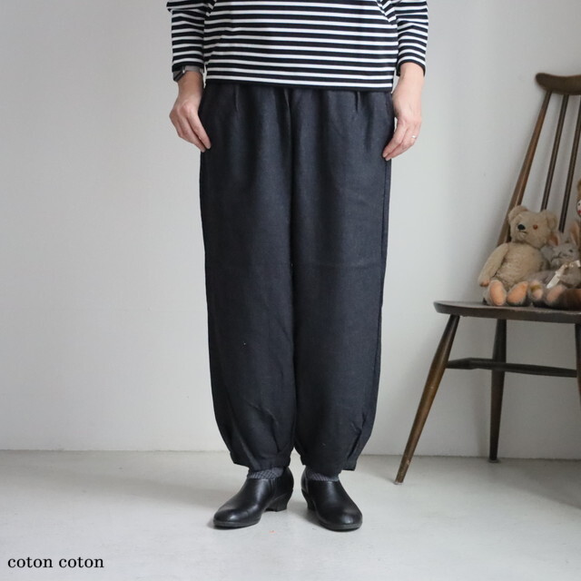 seyto 4タックプリーツバギーフレアパンツ seyto（セイト）の「4 tuck