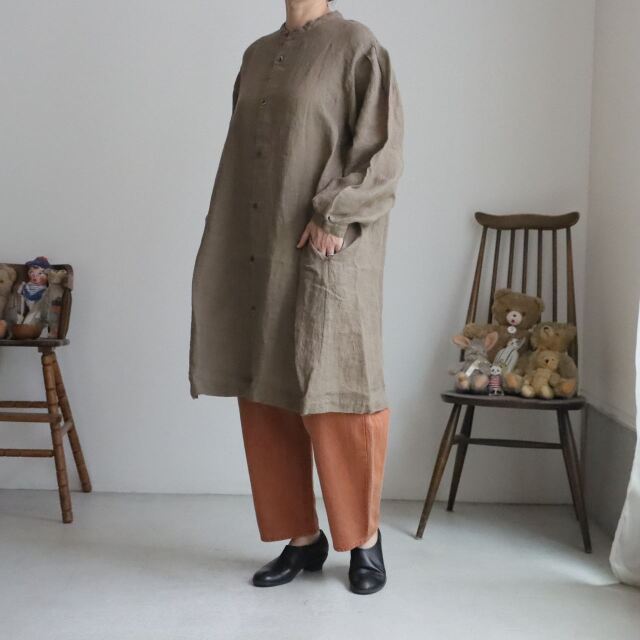 美品 Vlas Blomm ヴラスブラム コットンリネン 綾織 ベスト Vlas Blomme(ヴラスブラム)