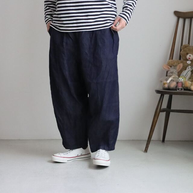 G943　Gauze# 　ライトデニムチャーリーパンツ　