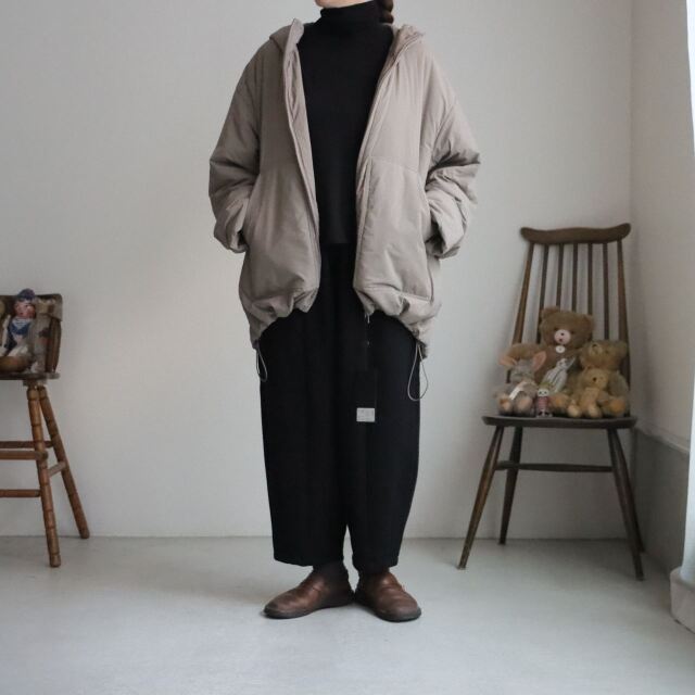 TS263BZ062  TISSU ナイロンキルティングW ZIP ブルゾン　2色