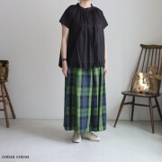 SOIL/ソイル　　VOILE LACE NECK LACE GATHERED SMOCK　3色　・　NSL25061　［送料無料］ 　『ゆうパケット対応』 SOIL/ソイル VOILE LACE NECK LACE GATHERED SMOCK 3色