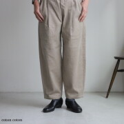 【mine】French Bull　コットンコーデュロイテーパードパンツ mine】French Bull コットンコーデュロイテーパードパンツ mine
