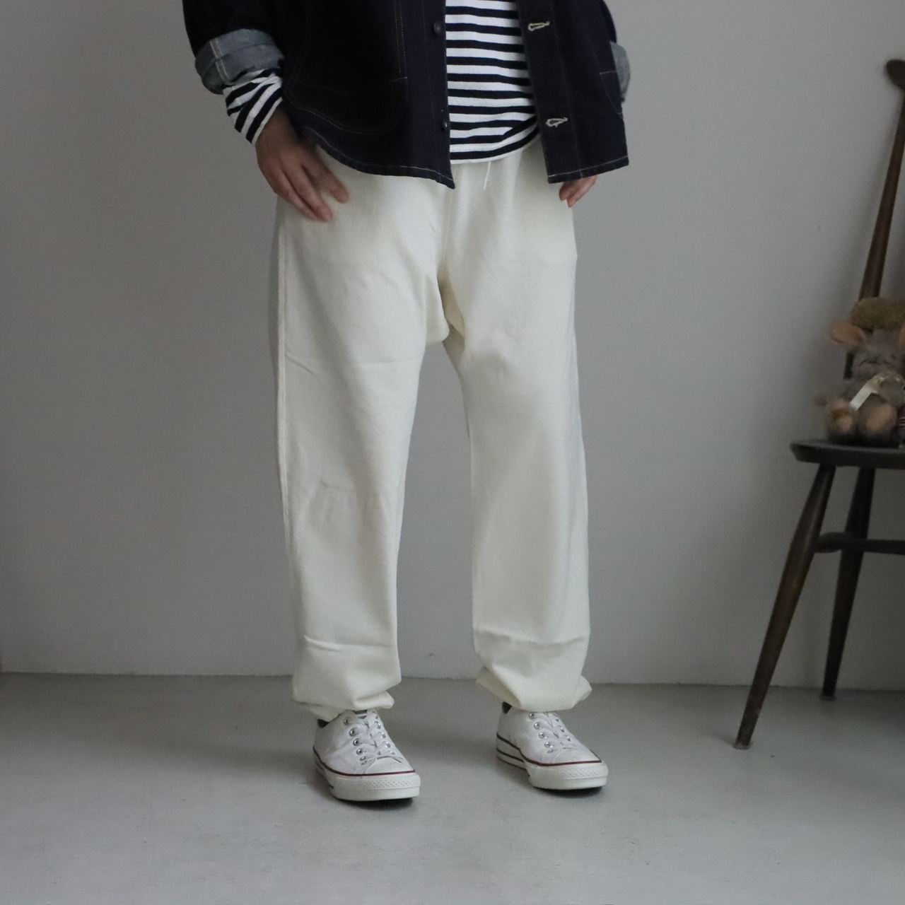 ST152　Veritecoeur 裏毛スウェットパンツ　２色