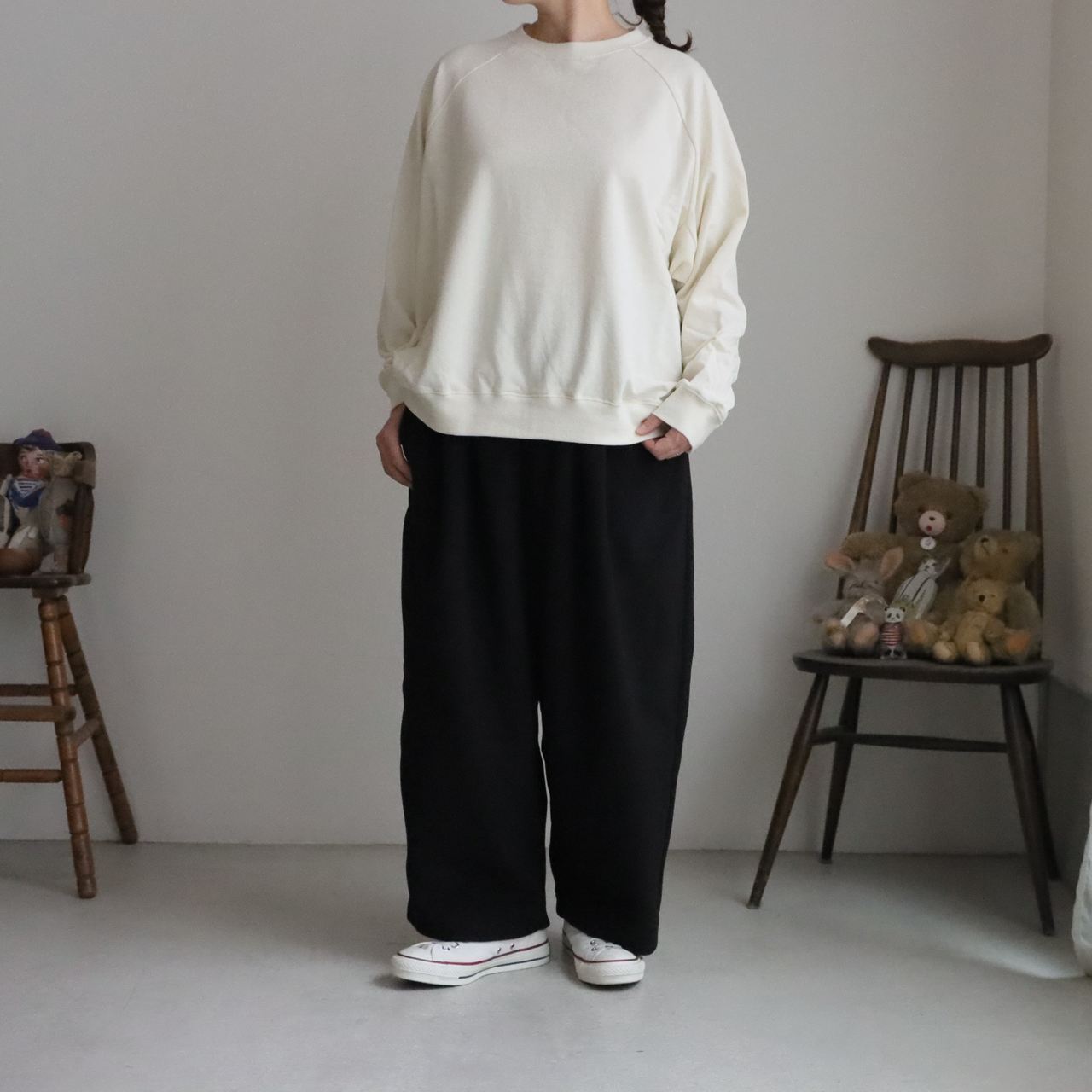 ST151  Veritecoeur  裏毛スウェット 3色