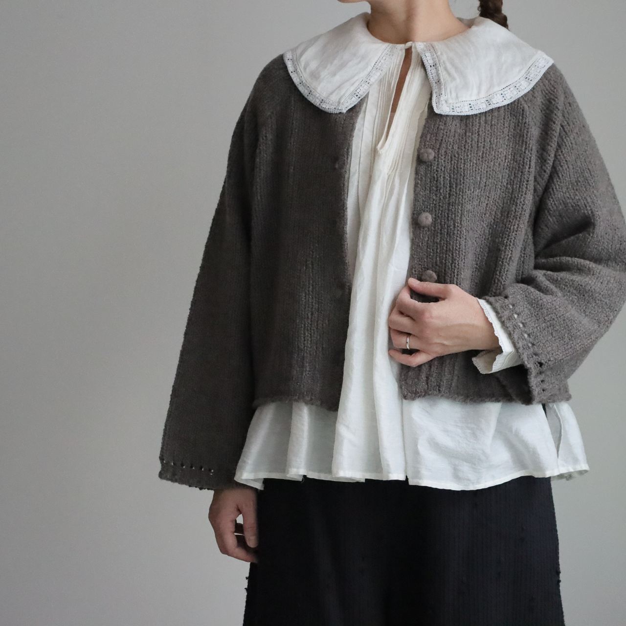 RS027   Robe de Peau   ラグランニットカーディガン　2色
