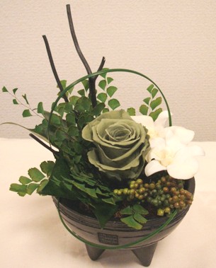 和風フラワーアレンジ