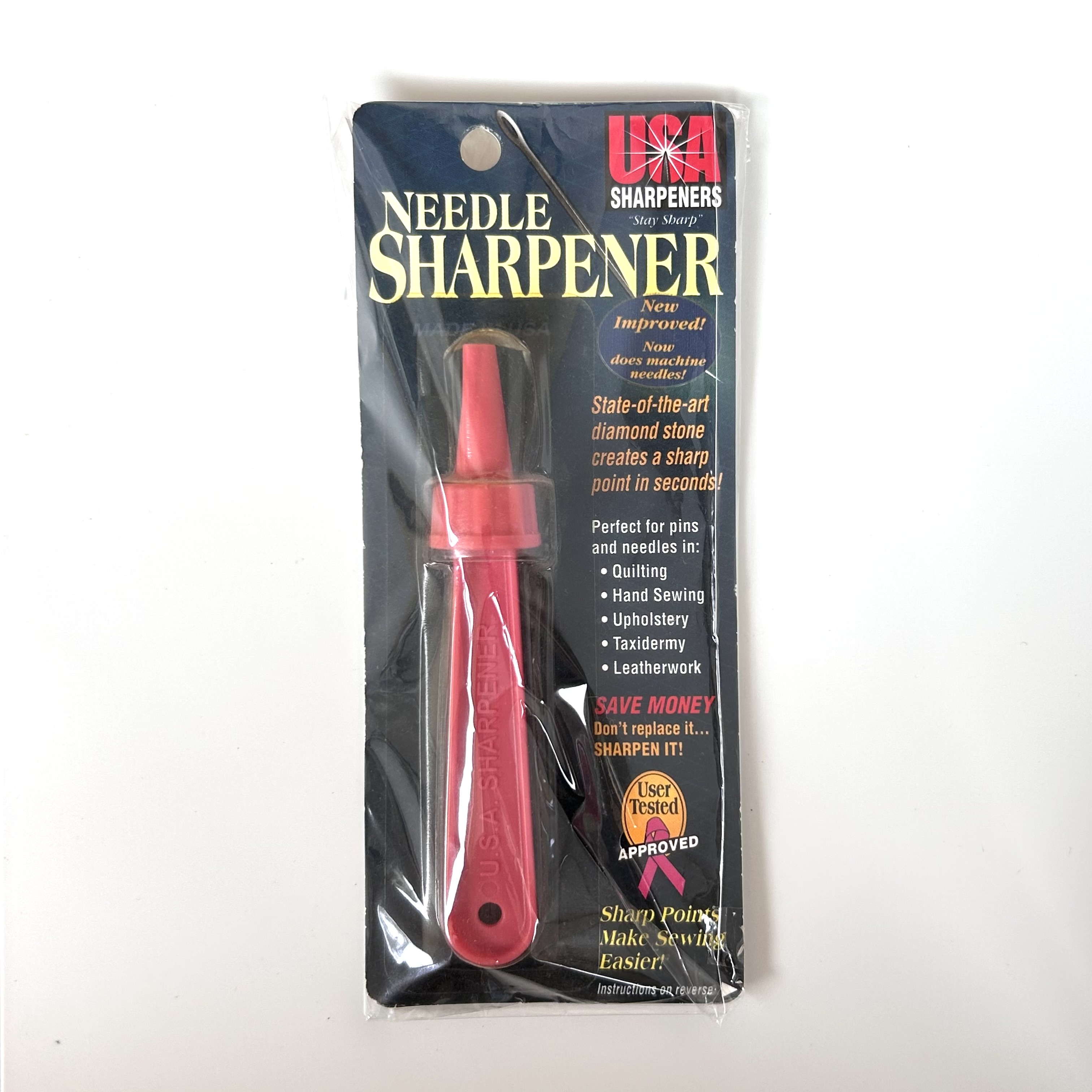 【USA SHARPENERS】NEEDLE SHARPENERS  ニードルシャープナー  針研ぎ器  伽石で針の鋭さをキープ(NOT-290)